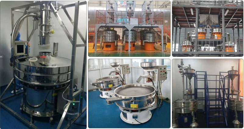 unitfine rotary vibrating sieve application cases