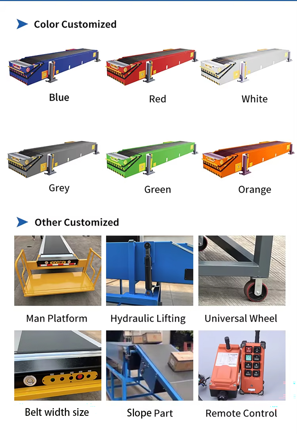 Telescopic belt conveyor for truck loading and unloading by UNITFINE05