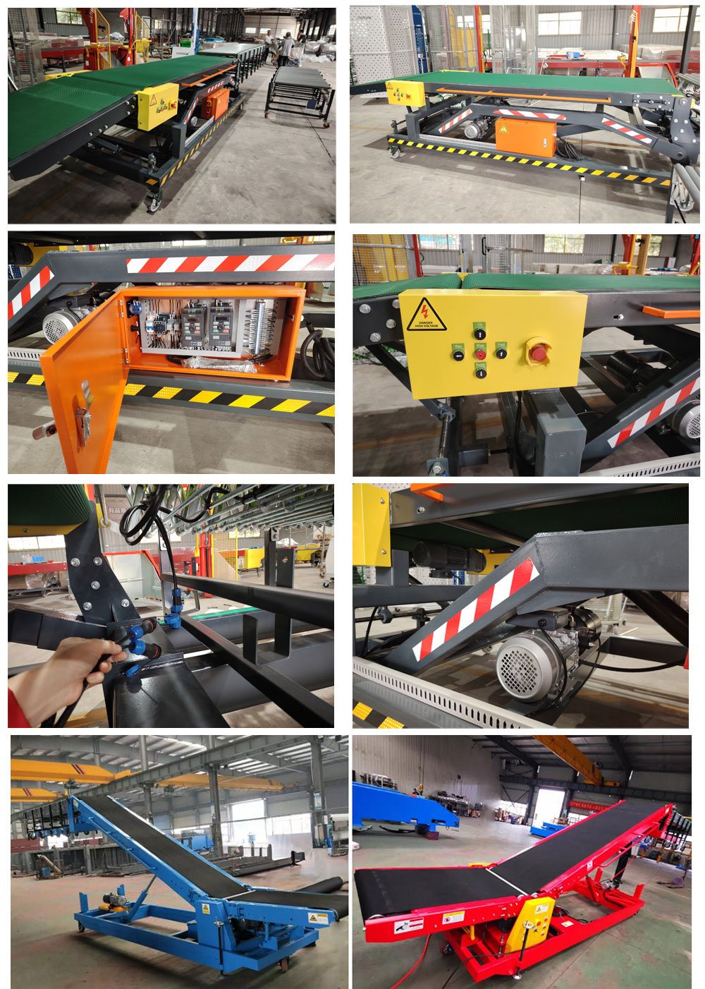 Telescopic belt conveyor for truck loading and unloading by UNITFINE06