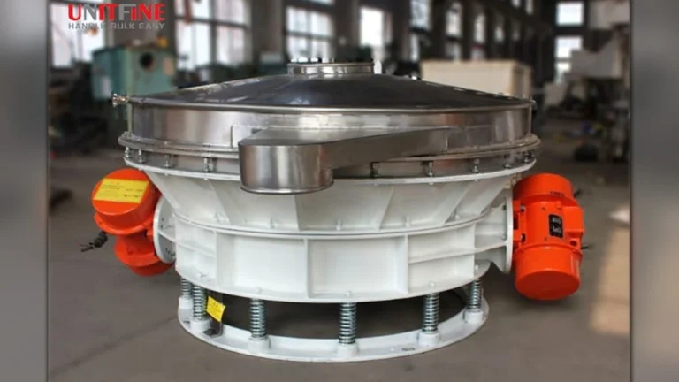 Flow-Thru Rotary Vibrating Separator for Wet and Dry Screening