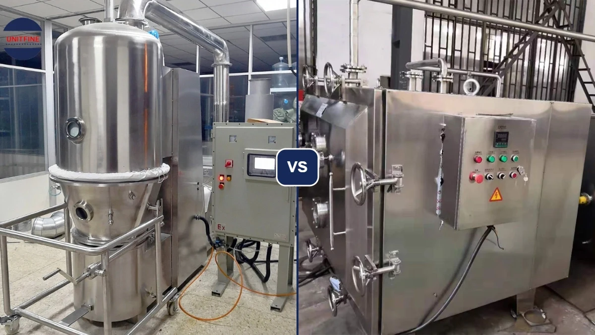 Fluid Bed Dryer vs Tray Dryer: Selection Guide | UNITFINE